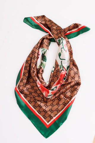 The Giverny Scarf, BROWN