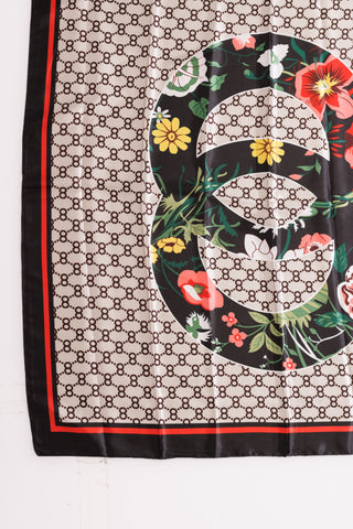 Giverny Scarf, WHITE