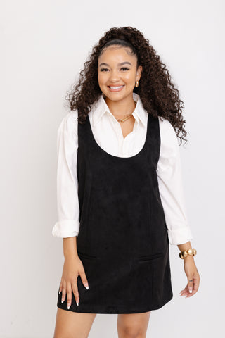 Springfield Mini Dress, BLACK