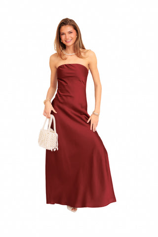 Bordeaux Maxi Dress