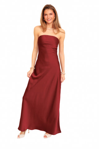 Bordeaux Maxi Dress
