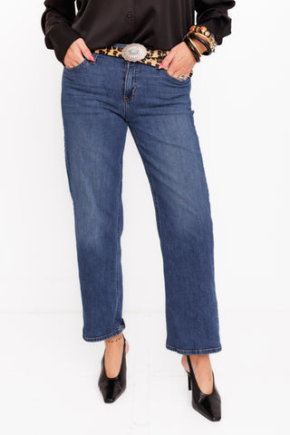 JBD: Mid Rise Denim Jeans, DARK DENIM