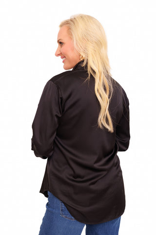 The Editor's Blouse, BLACK