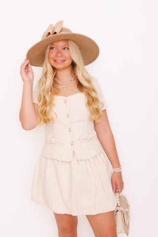 Debutante Darling Dress, IVORY