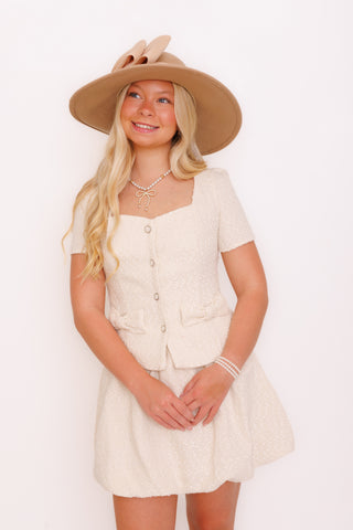 Debutante Darling Dress, IVORY