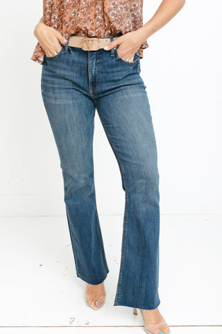 KUT: STELLA HIGH RISE FLARE JEANS