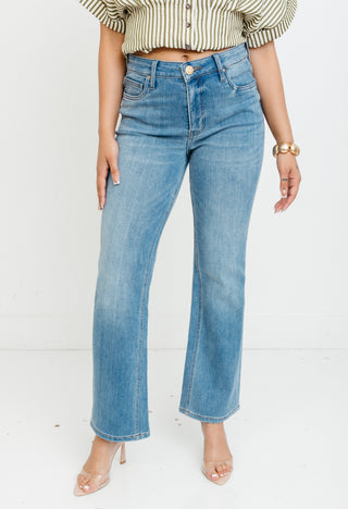 KUT: KELSEY HIGH RISE ANKLE FLARE