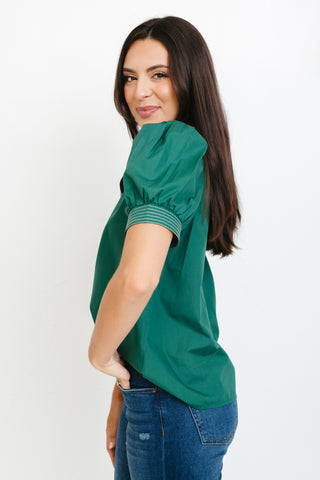 Take You There Blouse, GREEN