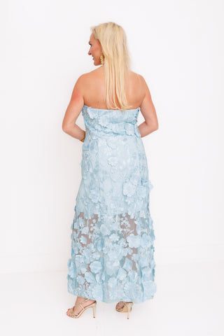 ENDLESS ROSE:Genevieve Maxi Dress, ICEY BLUE