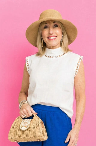Wisteria Blouse, WHITE