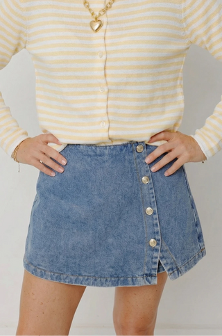 Denim Society Skort