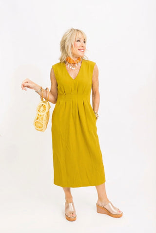 Structured Heiress Dress, LIME