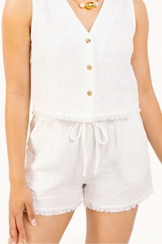 Bel Air Short, WHITE