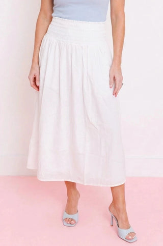 Polsihed Darling Skirt, WHITE