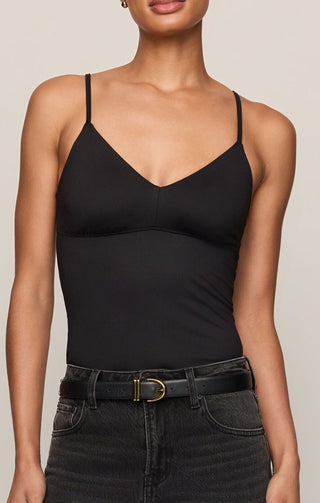 Z SUPPLY: Luxe Smooth Essential Tank, BLACK