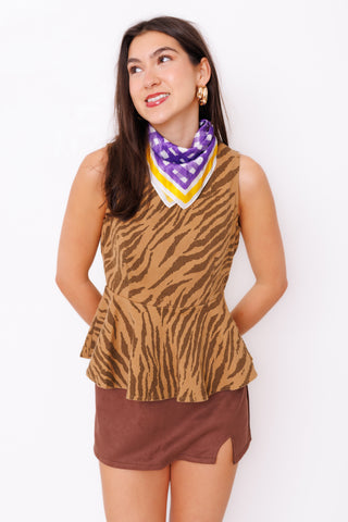 On Point Top, BROWN