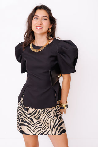 Power Move Top, BLACK