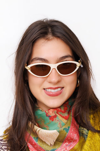 Double Take Sunglasses, CREAM