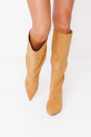 Estelle Suedette Boot, CAMEL