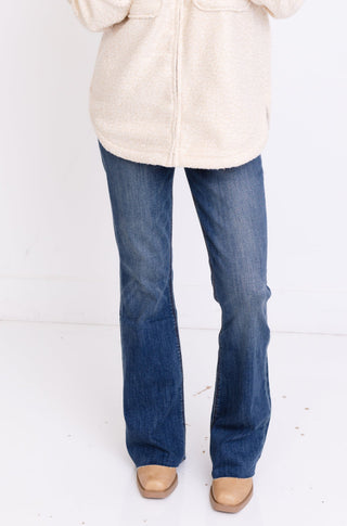 KUT: STELLA HIGH RISE FLARE JEANS