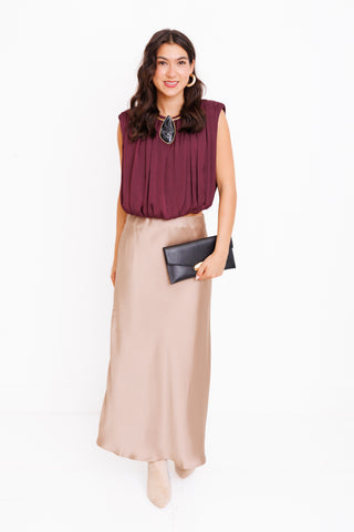 STEVE MADDEN: Milana Top, PURPLE WINE