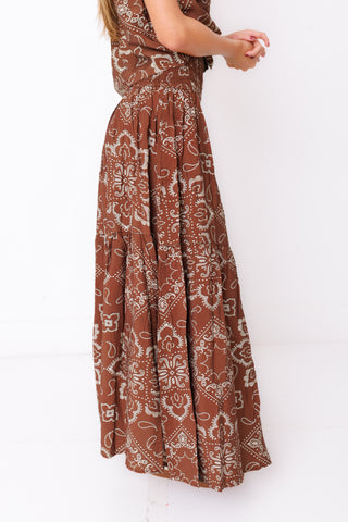 KARLIE: Bandana Babe Maxi Skirt