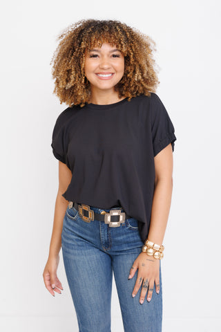 Seraphina Blouse, BLACK