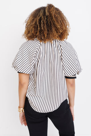 Heritage Blouse, BLACK