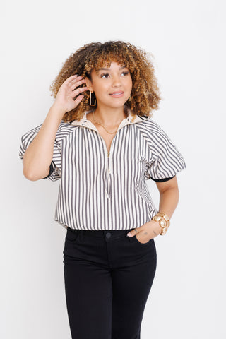 Heritage Blouse, BLACK