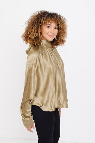 Everyday Drama Blouse, OLIVE