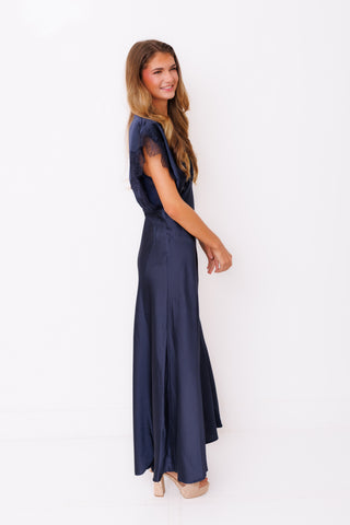 Navy Nights Maxi Dress