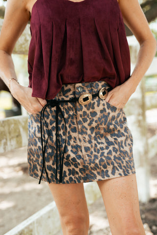 Night Prowl Mini Skirt