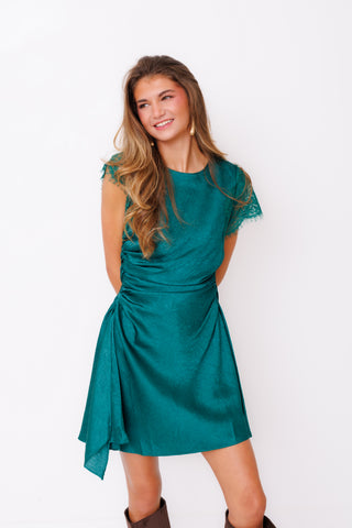Jewel Tone Mini Dress