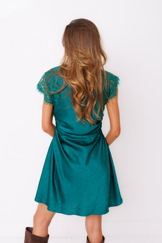 Jewel Tone Mini Dress