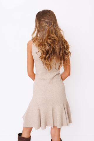 Oat Milk Mini Dress