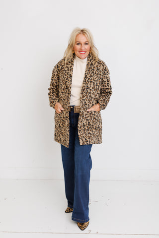 Z Supply: Lennon Animal Print Coat