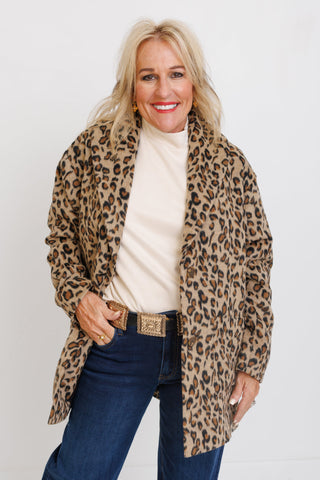 Z Supply: Lennon Animal Print Coat