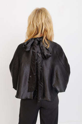 Everyday Drama Blouse, BLACK