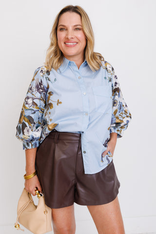 Polished Flora Blouse