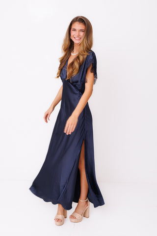 Navy Nights Maxi Dress