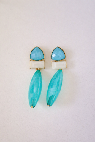Lumiere Earring, TURQUOISE