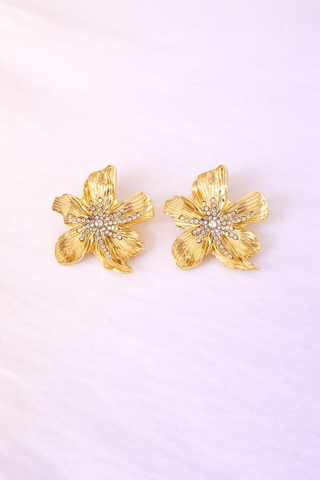 Gilded Bloom Earring
