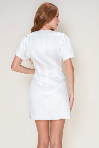 Timeless Grace Dress, WHITE
