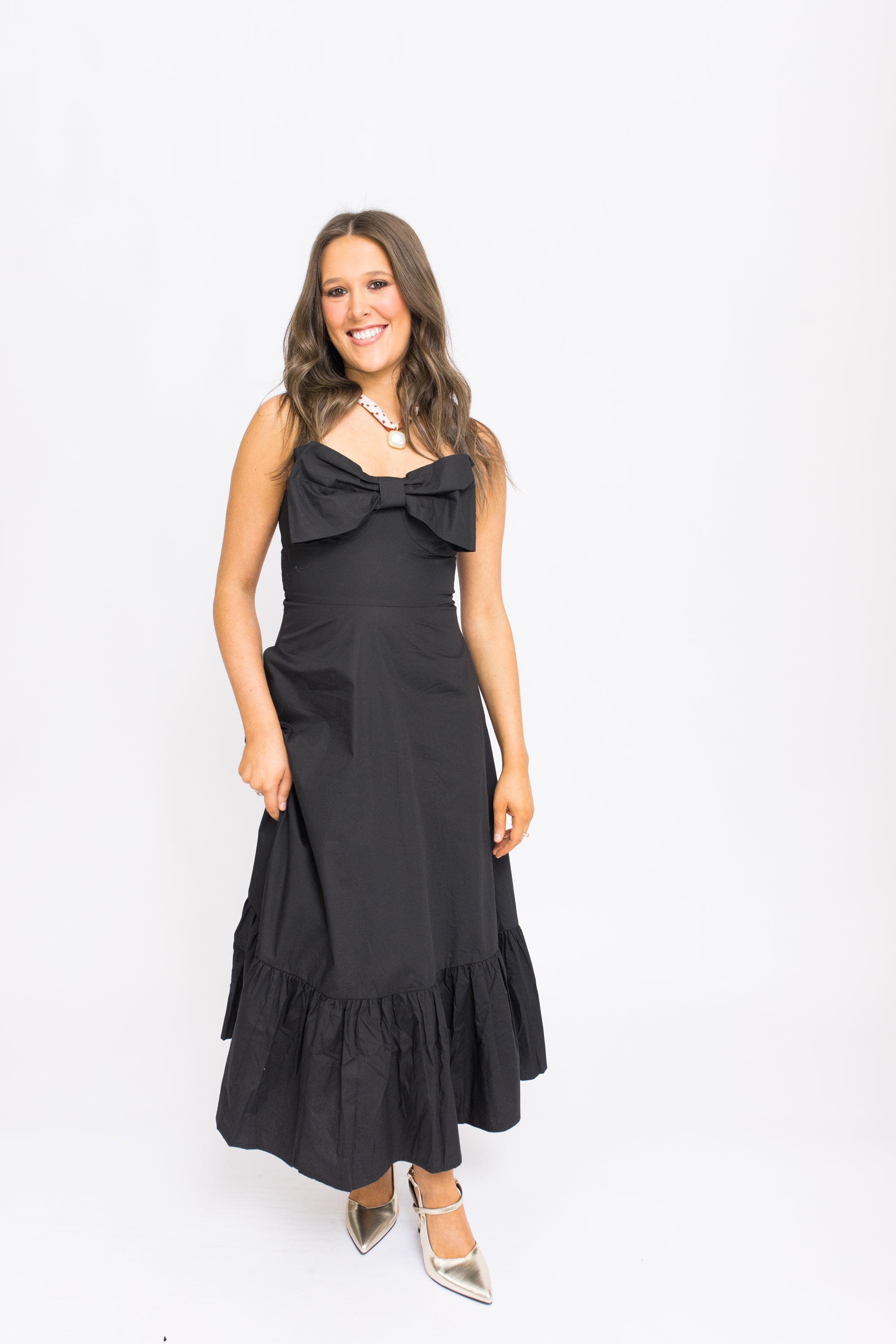 THML: Heartthrob Midi Dress Black / S THML: Heartthrob Midi Dress Black / S