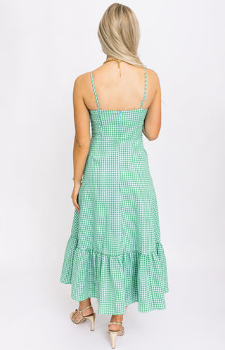 THML: Heartthrob Midi Dress, GREEN