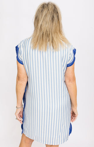 THML: English Harbor Dress, LT BLUE