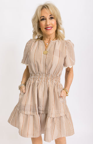 thml fall dresses THML Autumn Embroidered Denim Dress Sweetgrass and Sand Dollars Boutique
