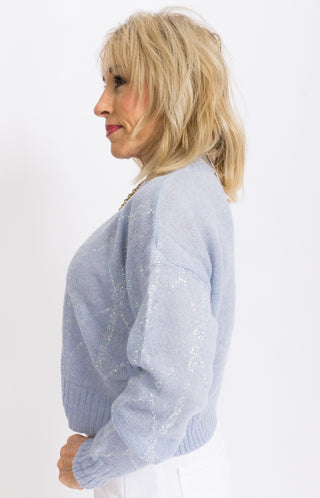 Sweet Devotion Sweater, BLUE