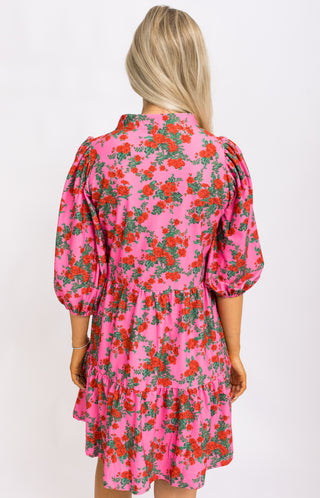 SMITH & QUINN: Tory Puff Sleeve Dress, SHRUB ROSE