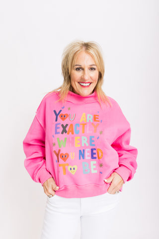 Happy Hour Reversable Sweatshirt